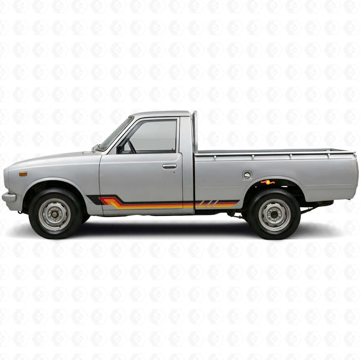 Vintage Style Side Stripes Vinyl Decal for Toyota Hilux 1968-1972