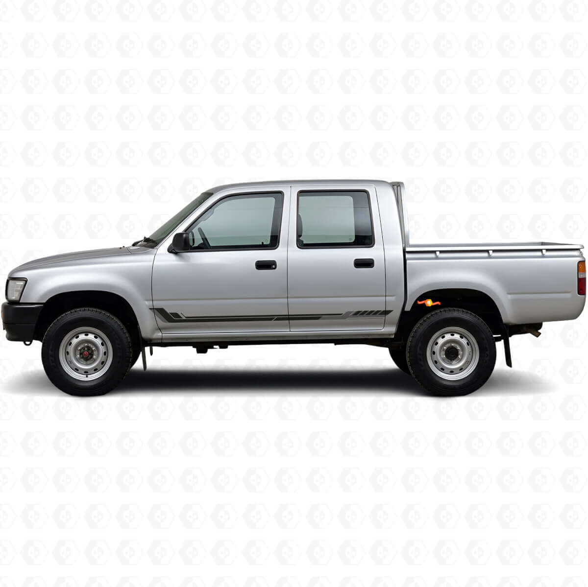 Racing Style Side Stripes Vinyl Decal for Toyota Hilux 1988-1997