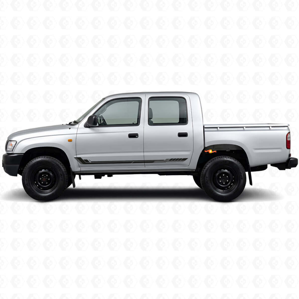 Racing Style Side Stripes Vinyl Decal for Toyota Hilux 1997-2004
