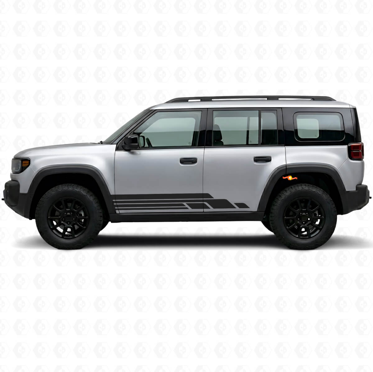 Curved Stripes Side Vinyl Decal Kit for Jeep Recon 2026+