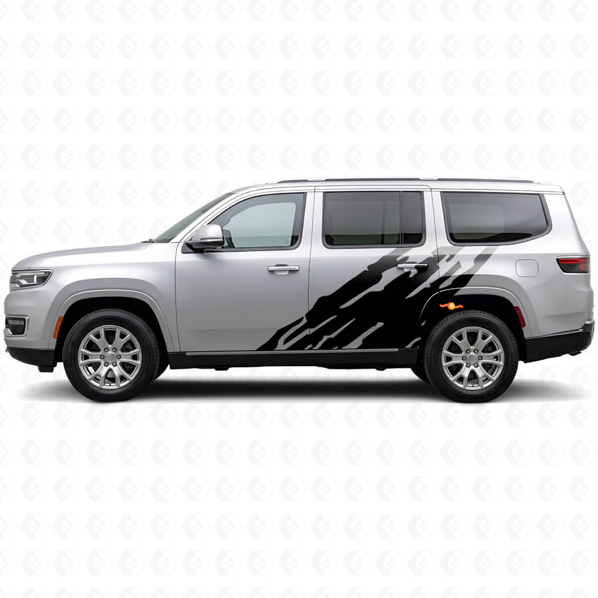 Mud Splash Graphic Side Vinyl Decal for Jeep Wagoneer 2022+