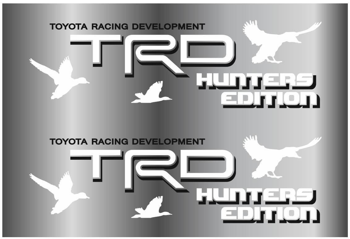 TRD-Style Hunters Edition Side Decal Pair for Toyota FJ Cruiser
