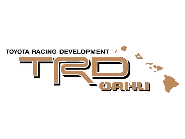 2 TOYOTA TRD OAHU  DECAL ALL TERRAIN DECAL Mountain  TRD racing development side vinyl decal sticker