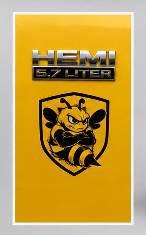 Pair Truck Vinyl Fenfer Dodge Ram Bee Grumpy Bee Concept Decals Stickers #78 for Dodge Ram 1500 2500 3500