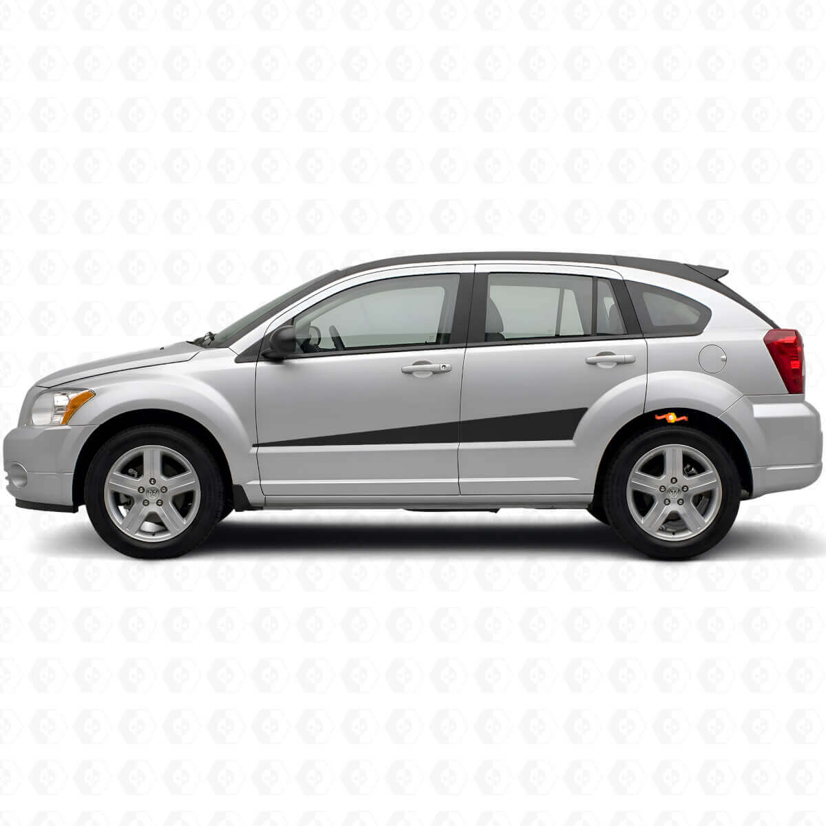Expanding Side Stripes Vinyl Decal Kit for Dodge Caliber 2007+