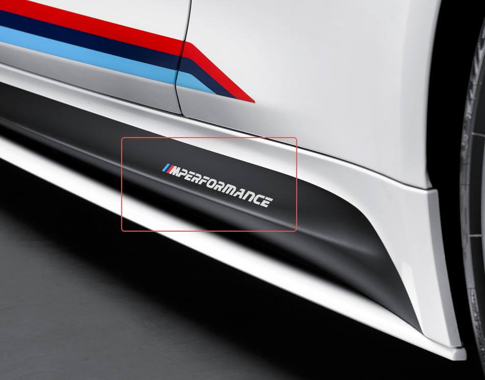 M Performance Rocker Panel Vinyl Decal Sticker for BMW 3 Series