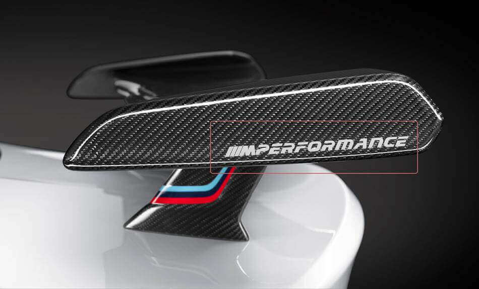 M Performance Style Spoiler Vinyl Decal Kit for BMW