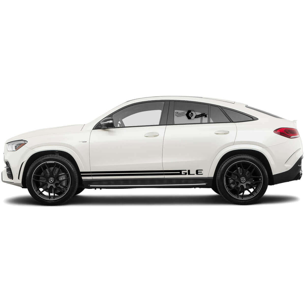 Decorated Side Stripes Vinyl Decal Kit for Mercedes Benz GLE