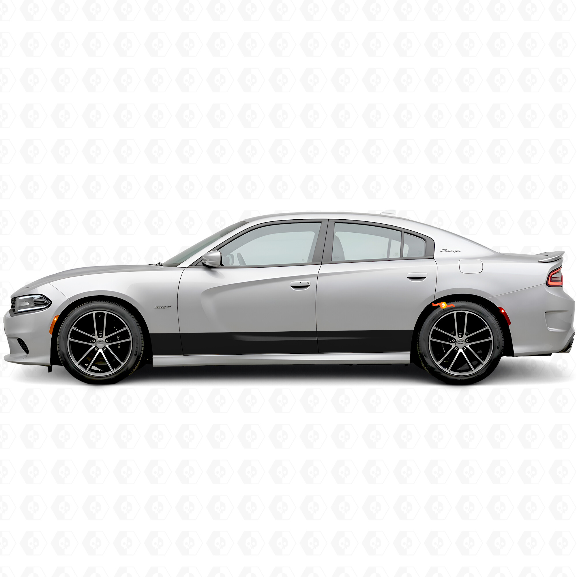 Straight Stripes Side Vinyl Decal Sticker for Dodge Charger 2015-2026
