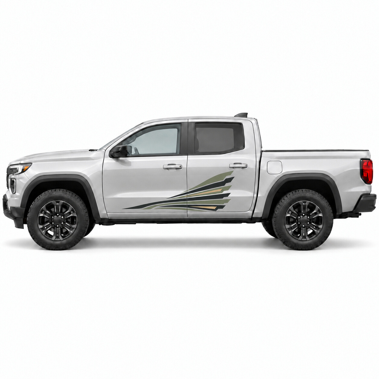 Kestrel Wake Swept Blades Side Door Vinyl Decal Sticker for GMC Canyon