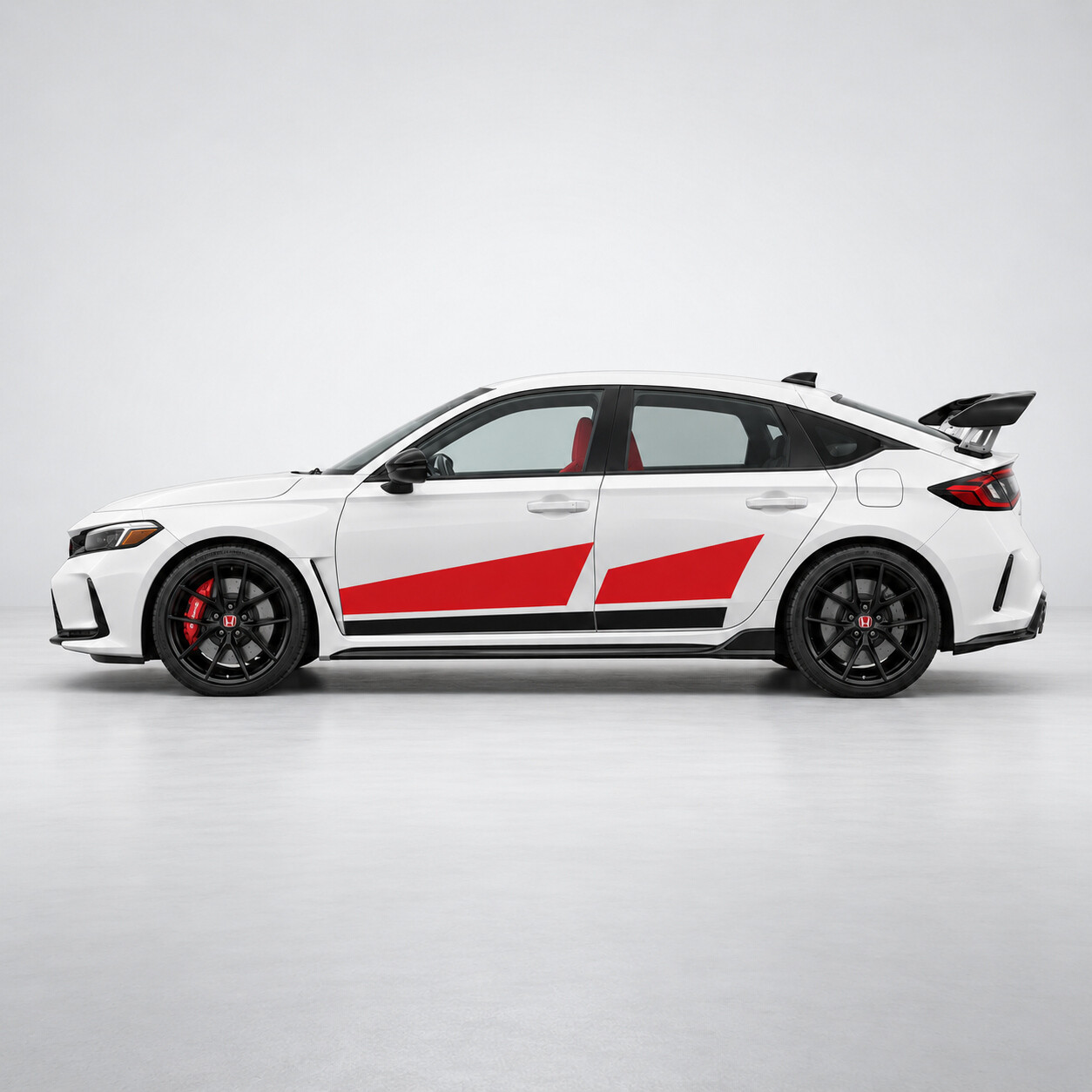 Apex Split Racing Graphics Side Vinyl Decal Sticker for Honda Civic 2023