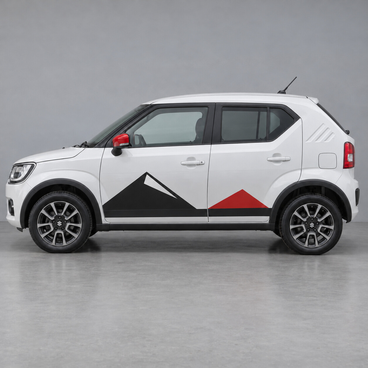 Twin Peak Terrace Side Vinyl Decal Sticker for Suzuki Ignis FF21S 2017-2020 Pre-Facelift