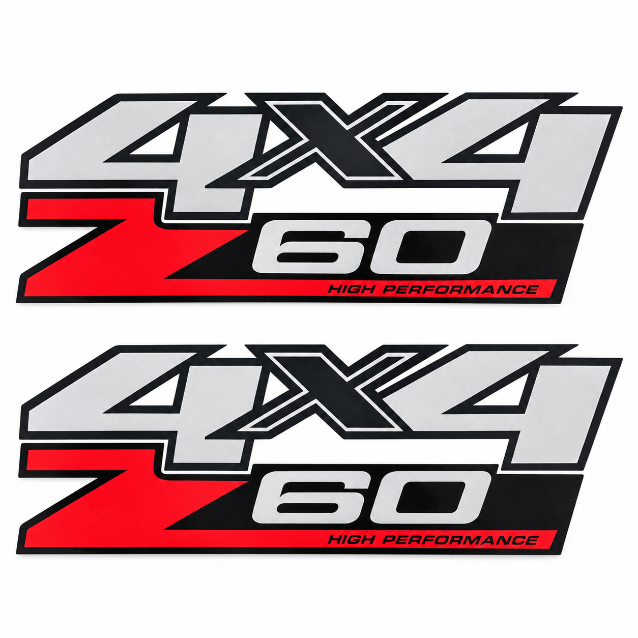 4x4 Z60 High Performance Bedside Vinyl Decal Sticker for GMC Sierra GMT900 2007-2013