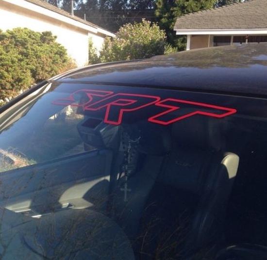 Because CHRYSLER Car Window Bumper Windscreen Stickers Decals JEEP 300 Dodge
