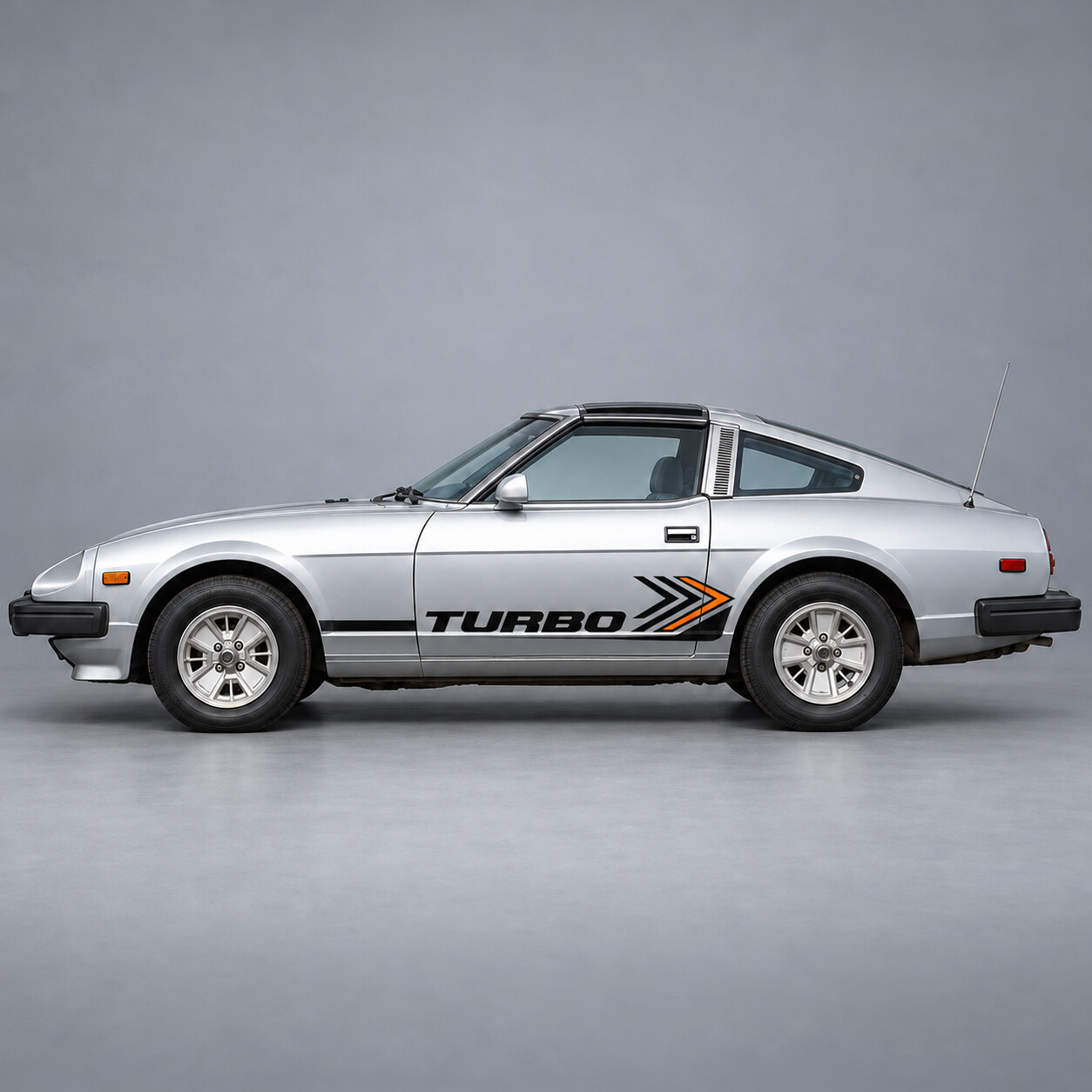 Turbo Chevron Stripes Side Door Vinyl Decal Sticker for Datsun 280ZX Turbo S130 Two-Seat T-Top Coupe 1982