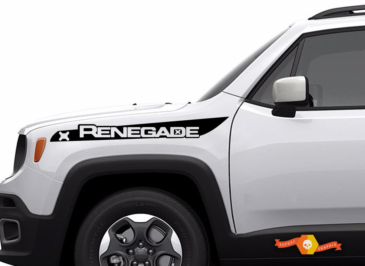 Fits Jeep Renegade Side Tire Graphics Auto Vinyl Stripes 3m Decals Stickers  Years 2015-2023 