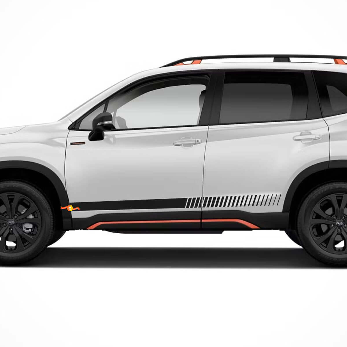 Racing Side Stripes Vinyl Decal Kit for Subaru Forester