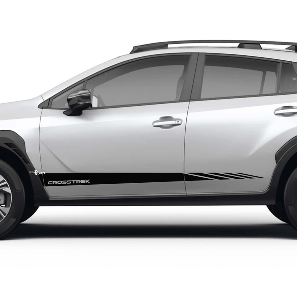 Racing Style Side Door Stripes Vinyl Decal Kit for Subaru Crosstrek