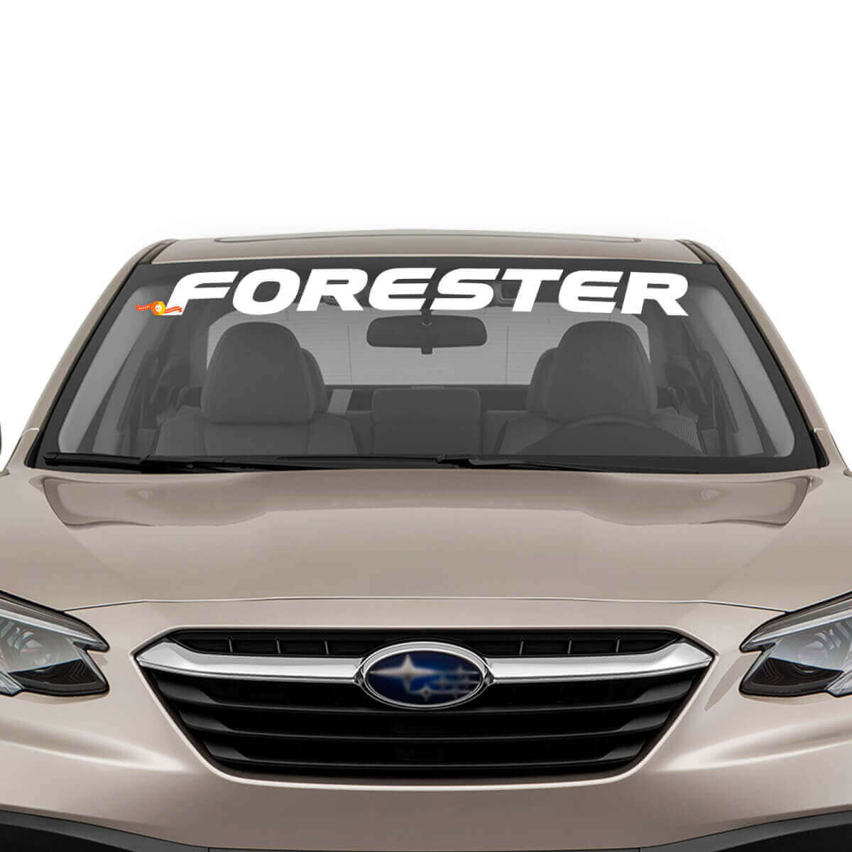 Brand Lettering Windshield Vinyl Decal For Subaru Forester