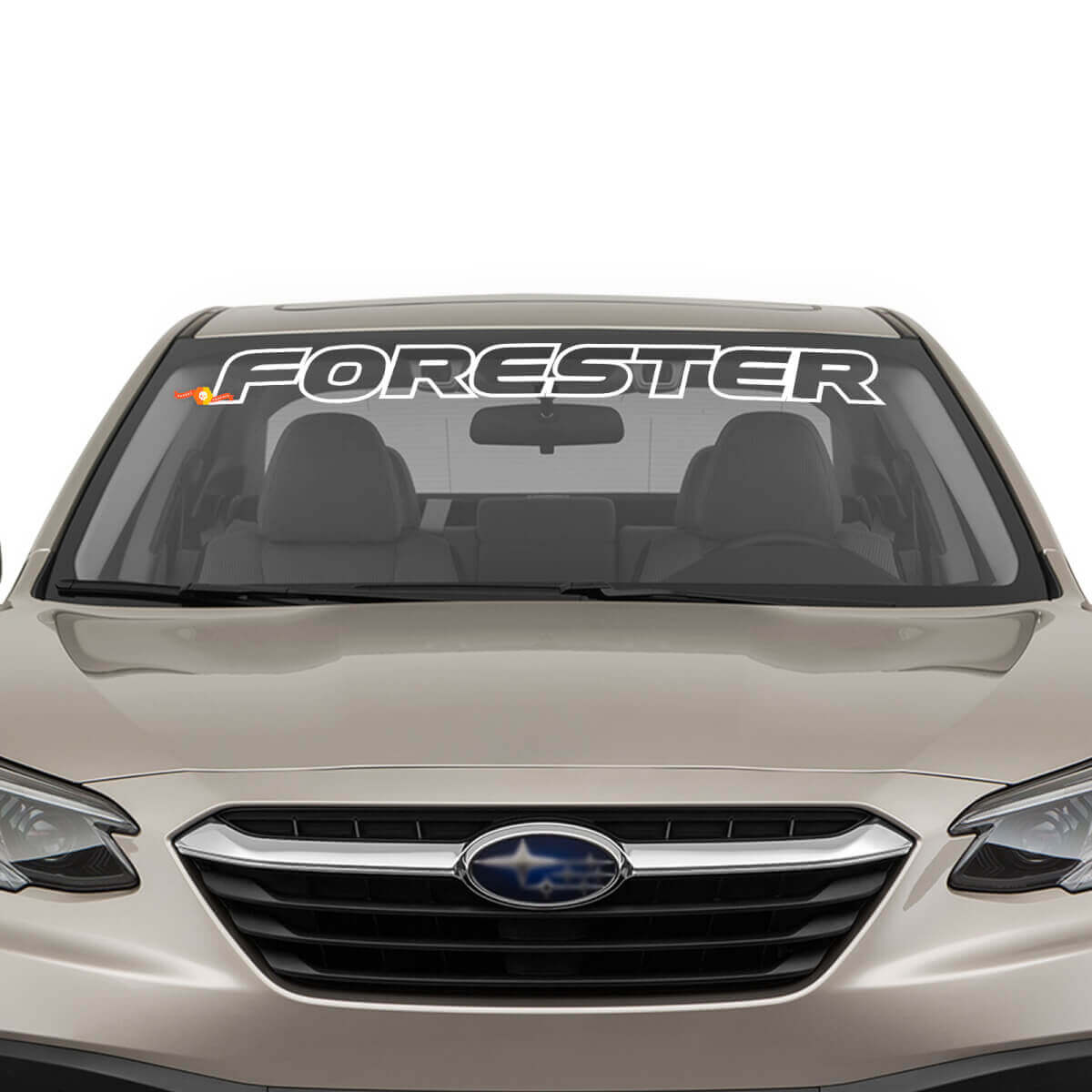 Forester Outline Windshield Banner Vinyl Decal for Subaru Forester