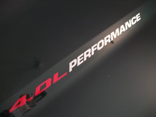 4.0L Performance Hood Decals Jeep Wrangler TJ PowerTech 06 05 04 03 02 01 00 99