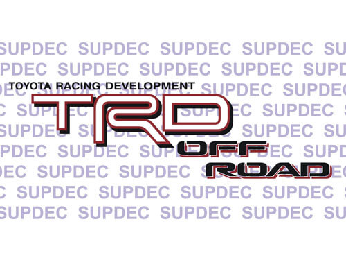TRD Off Road Tacoma Tundra Quarter Panel Decals Stickers Off Roa