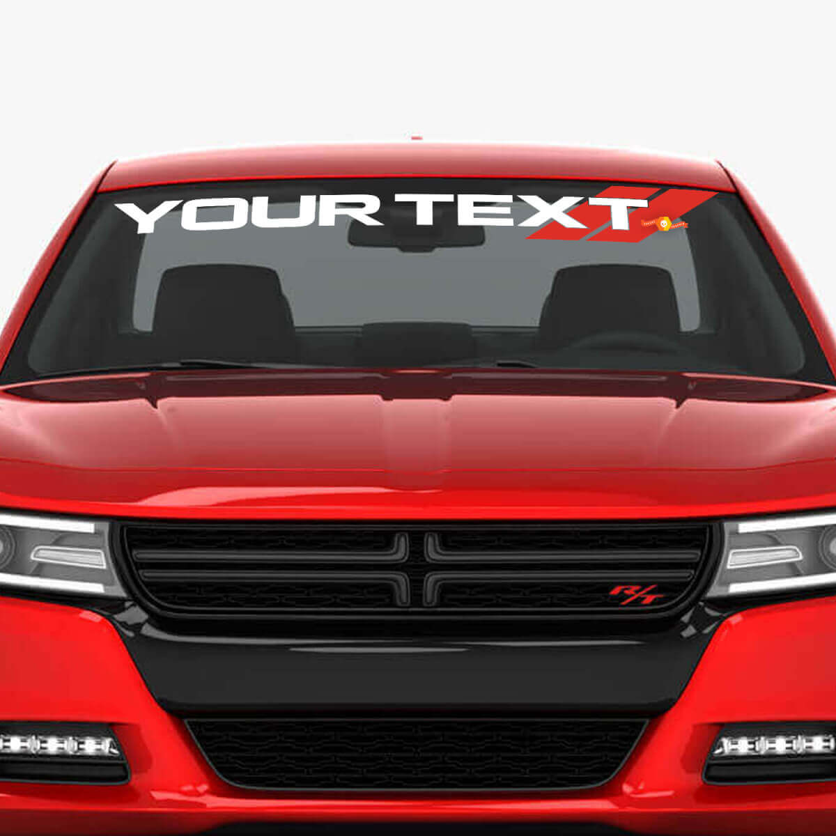 Custom Text Vehicle Windshield Sticker Logo Vinyl Decals Graphics For Dodge