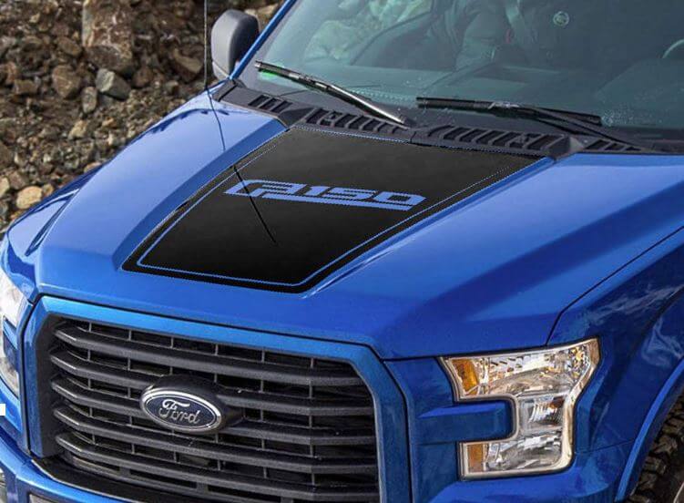 Hood Graphics Side Stripe Decal Sticker for Ford F-150 2015-2016