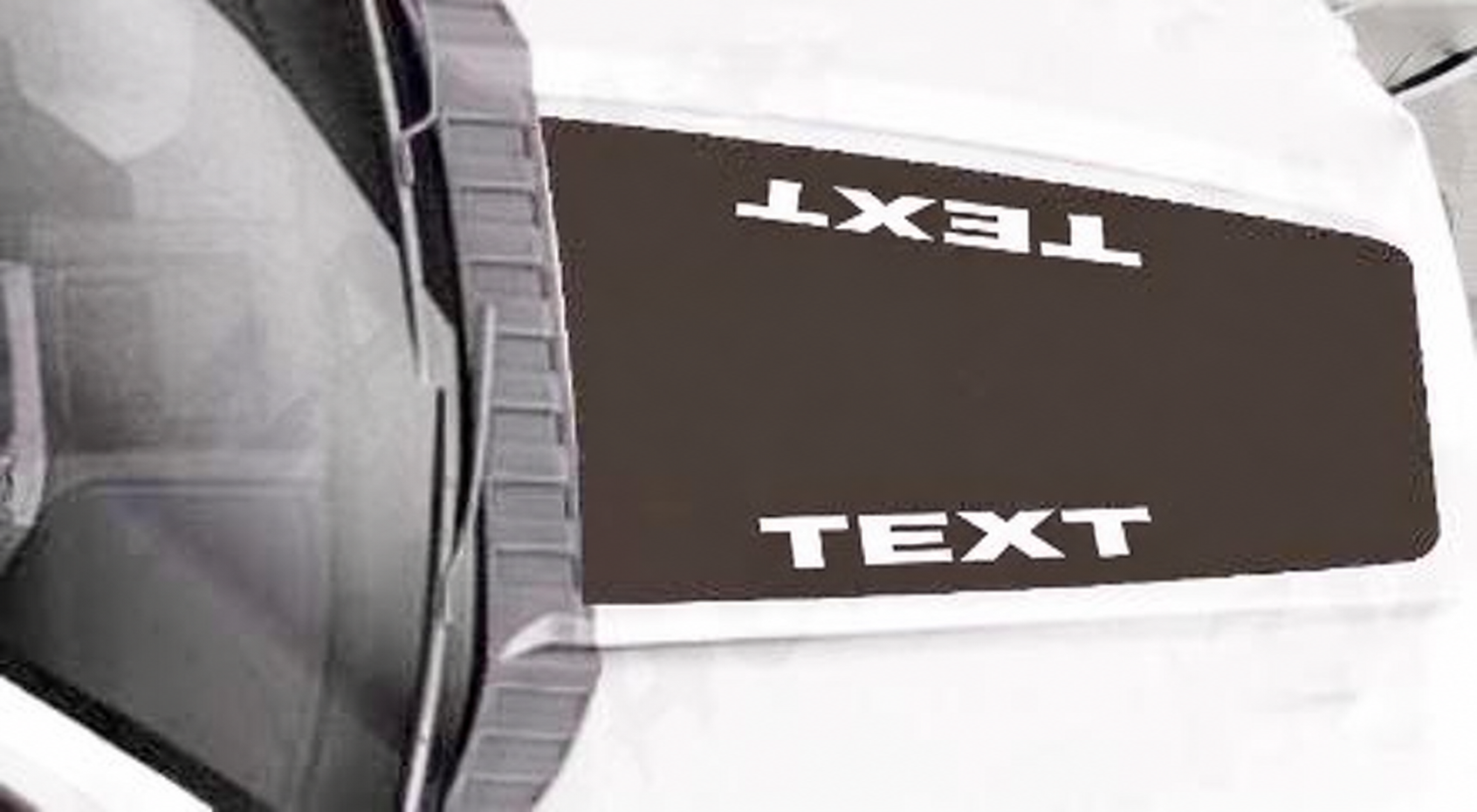 Custom Text Blackout Hood Vinyl Sticker Decal Matte Black for Musclecar truck 2015-2016