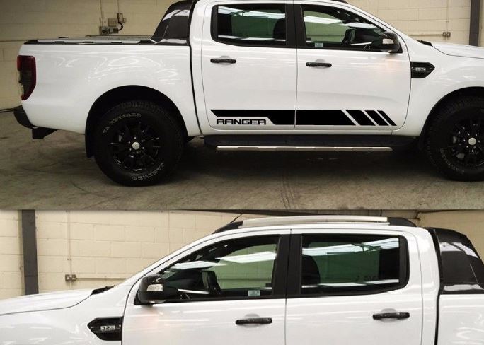 Ford Ranger Wildtrak 4x4 side Vinyl Decals graphics rally sticker kit