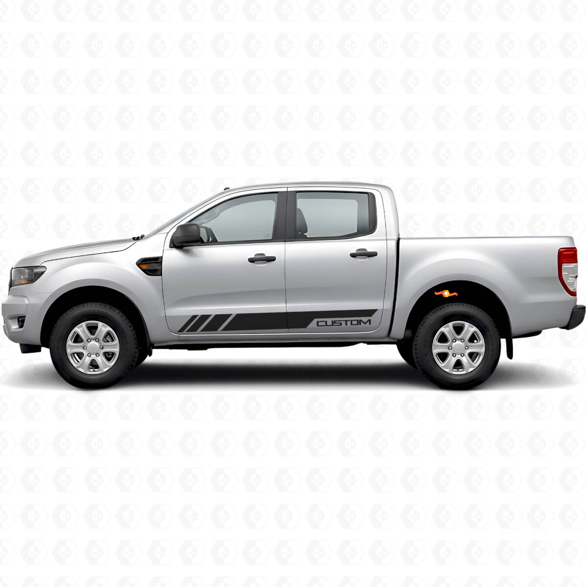 Racing Custom Side Stripes Vinyl Decals Kit for Musclecar Ranger T6