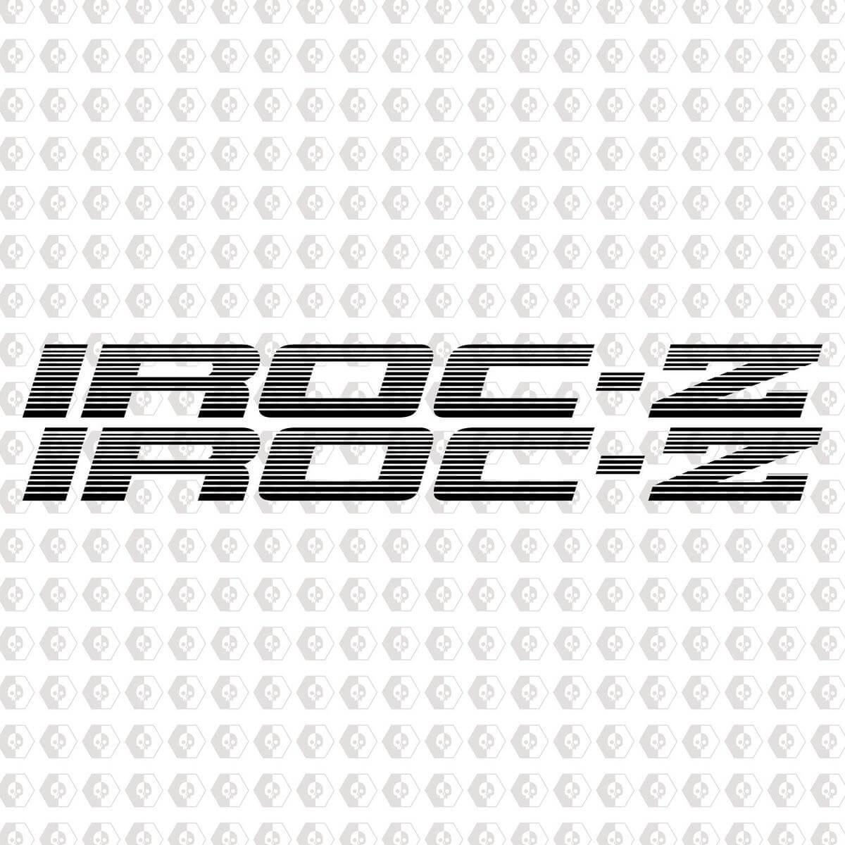 IROC-Z Door Side Vinyl Decals Set for Chevrolet Camaro