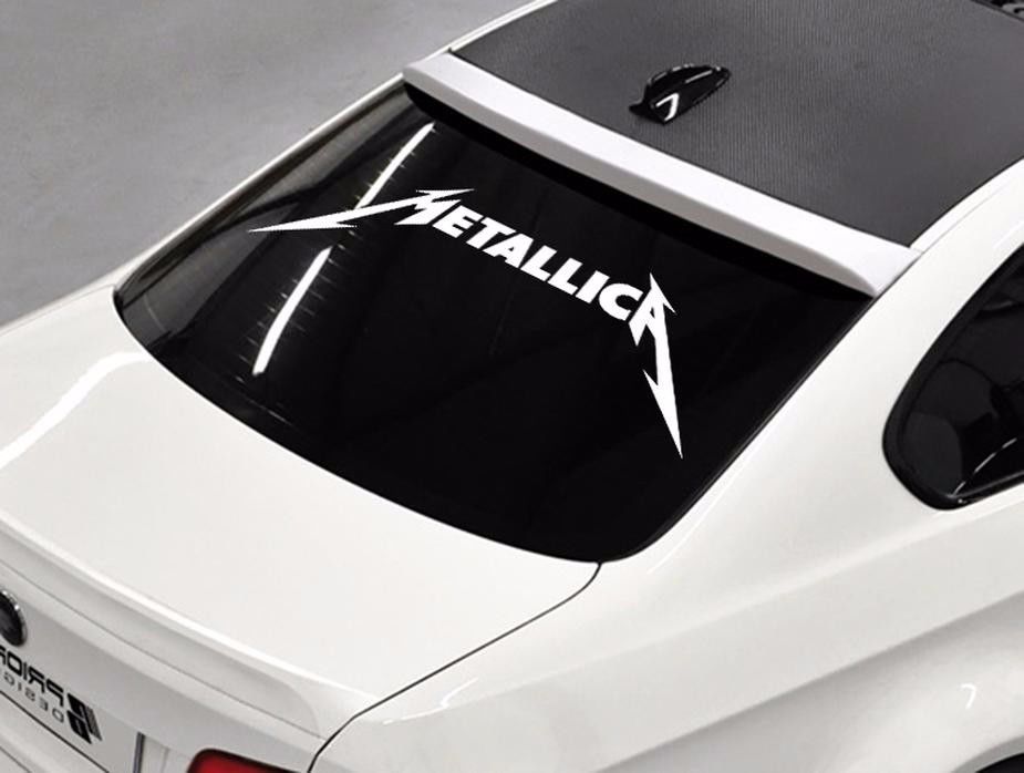Car Metallica Rock Band Vinyl Decal Truck Mirror Window Laptop Sticker Stickers Home Garden