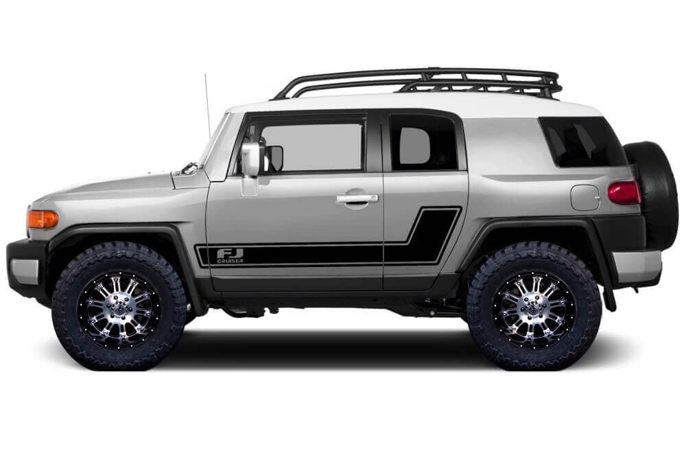 Custom Side Stripe Decal Kit for Toyota FJ Cruiser 2007-2014