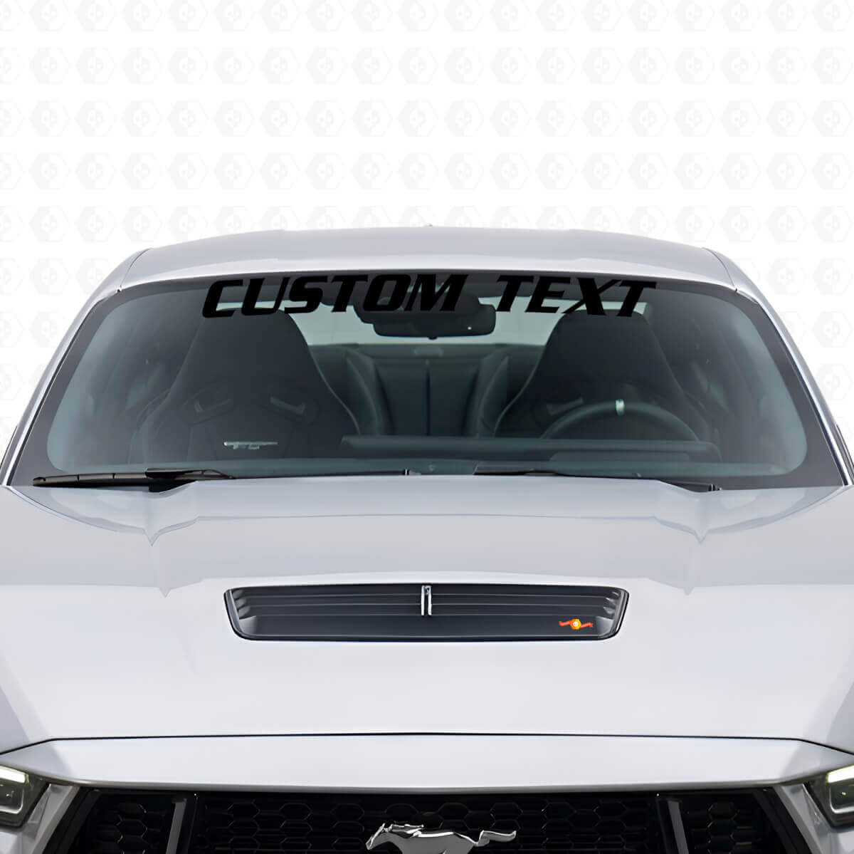 Custom Windshield Banner Vinyl Decal for Musclecar Musclecarmodel Shelby GT Cobra 4.6