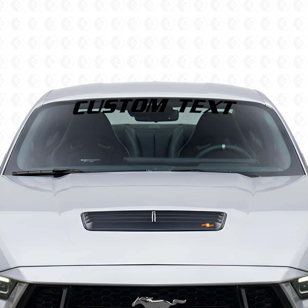 Custom Windshield Banner Vinyl Decal for Musclecar Musclecarmodel Shelby GT Cobra 4.6