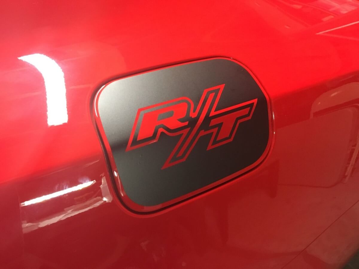 Dodge Charger R-T Gas Door Vinyl Overlay 2011+ Decal sticker 2015+