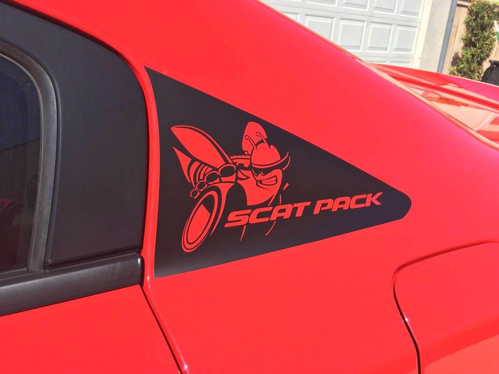 Dodge CHARGER SCAT PACK C Pillar Decal 2011 2012 2013 2014 2015 2016 2017 - 2020 Scatpack
