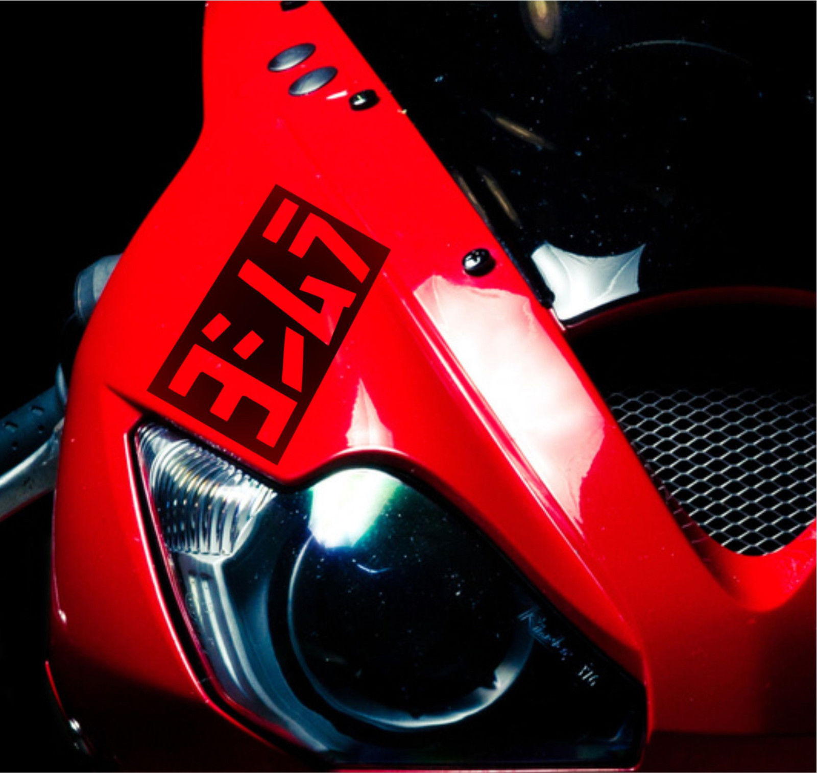 3 x Yoshimura Moto Aufkleber für Verkleidung Helm Aufkleber Motorrad Auspuff
