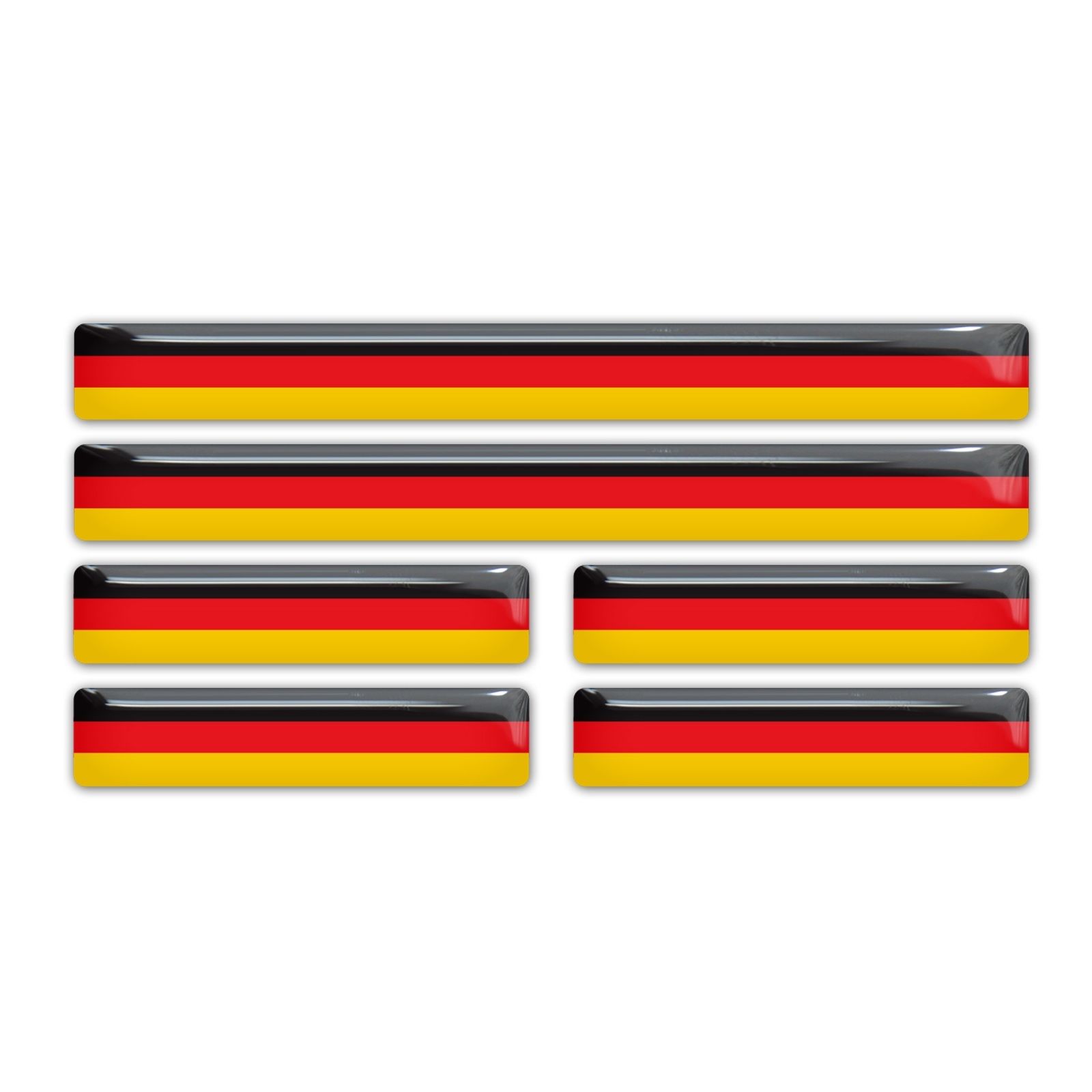 German Germany Flag domed sticker decal emblems car tuning 
