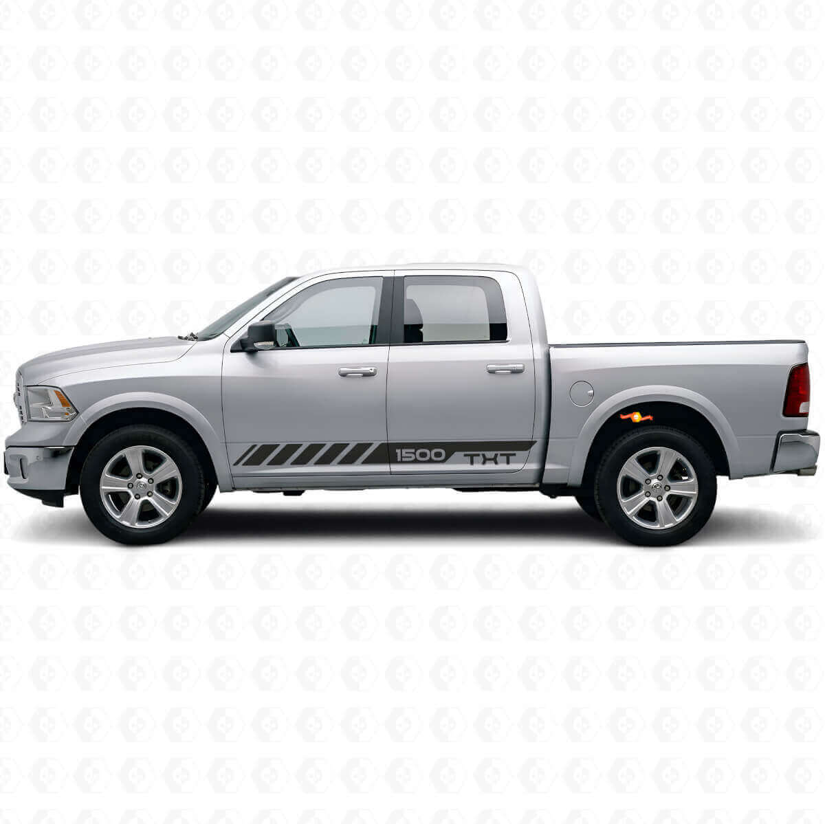 Custom Strobe Side Stripes Vinyl Decal for Dodge Ram Rebel 1500 2009–2016