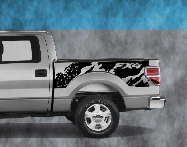 F 1997-2012 Ford Ranger FX4 Off Road Decals stickers truck bed graphics 
