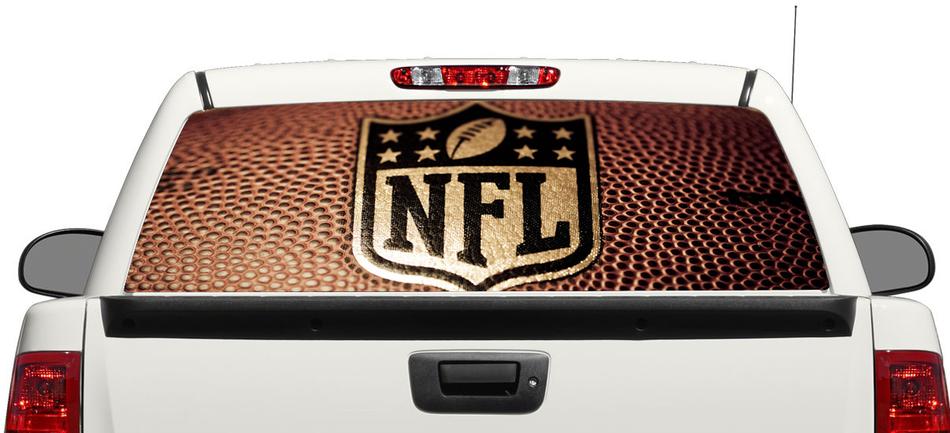 NFL American Football Sportball Heckscheibe Aufkleber Aufkleber Pick-up Truck SUV Auto 3