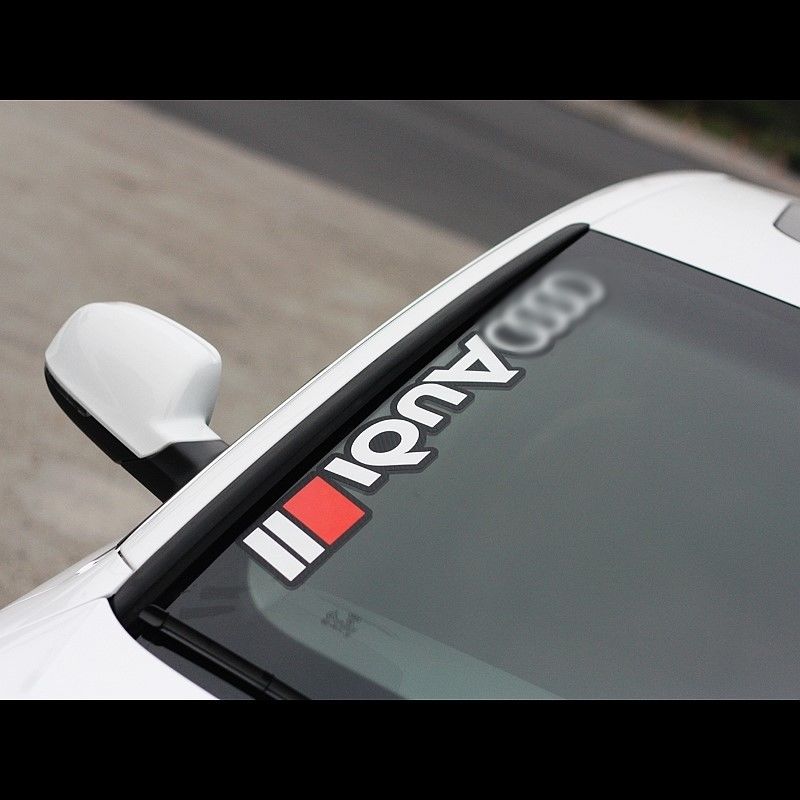 AUDI Racing Sportwagen Fenster Windschutzscheibe Aufkleber Aufkleber Vinyl