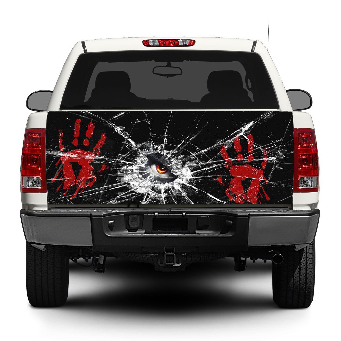Blood Hands Broken Broken Broken Dical Decal Sticker Wrap Pick-up Truck Suv
