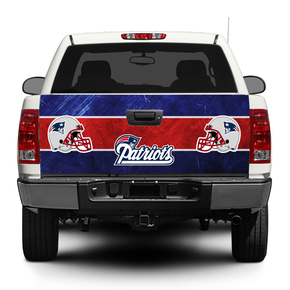 New England Patriots Football Tailgate Decal Sticker Wrap Pick-up Truck SUV Car