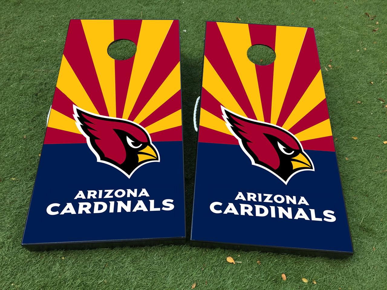 Arizona Cardinals NFL Cornhole Board Game Decal VINYL WRAPS with LAMINATED