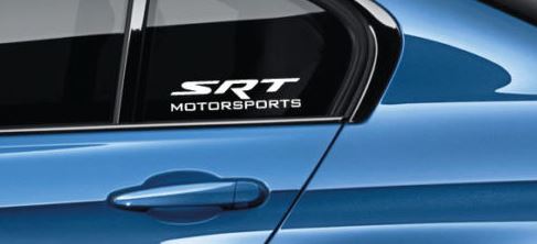 SRT Motorsports Aufkleber Aufkleber Logo Mopar Dodge Racing HEMI Hellcat Paar