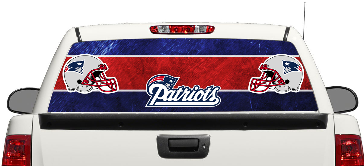 New England Patriots Football logo posteriore finestra Decalcomania Adesivo Pick-up Truck SUV Auto 3