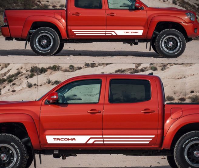 Product Decal Sticker Graphic Side Stripe Body Kit For Toyota